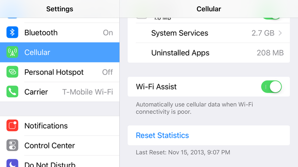 Iphone enable lte data only